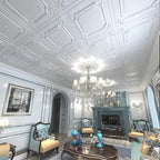 Art3d Drop Ceiling Tiles 24x24 in White, Wainscoting Panels Glue Up 2x2 - Image 3