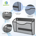 MINDEPOT Magnetic Wall File Organizer, Hanging Wall Mounted File Folder Binder - Image 3