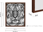 Poster Master Vintage Tiger Face Print - Image 3