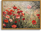 OIQArtOIQ Vintage Landscape Canvas Wall Art Framed Natural Scenery Painting by OIQArtOIQ