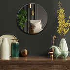Itrue 12 Inch Small Round Decorative Wall Mirror, HD Silver-Coated Glass - Image 6