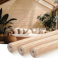Juexica 3 Pcs Natural Bamboo Wall Panel by Juexica