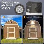 HYPERLITE LED Wall Pack Light: 30W 3600lm 5000K Daylight Outdoor Wall Lights - Image 2