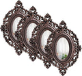 ZEXUIRU 4 Set. Rustic Wall Mirrors by ZEXUIRU
