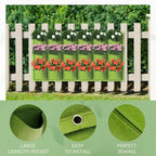 LITLANDSTAR 18 Pockets Hanging Grow Bags, 2 Pack Horizontal Wall Planter Plant - Image 2