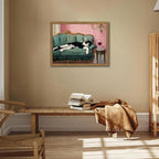 Fun Cat Wall Art Cute Tuxedo Cat - Image 4