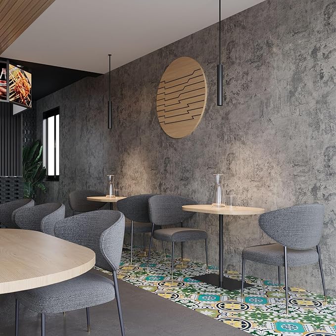 BAYYA Cement Grey Contact Paper Concrete Peel and Stick Wallpaper Industrial - Image 8