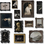 KBKBART Set of 12 Dark Academia Wall Art, Gothic Home Decor, Moody Wall Prints by KBKBART