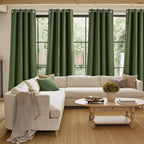 NICETOWN Greyish Green Curtains 84 inches Length - Image 4