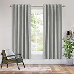 RYB HOME Bedroom Blackout Curtains 63 inches Long, 100% Blackout Thermal by RYBHOME