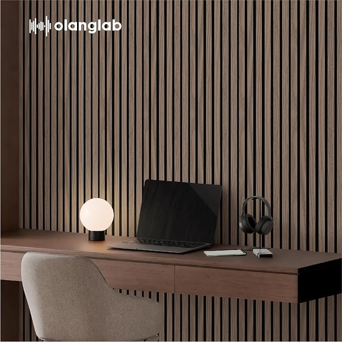 Olanglab Wood Wall Panels 4 Pack, Wood Slat Acoustic Wall Panels, 94.5"x12.6" - Image 8