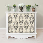NuWallpaper Folk Tulip Peel and Stick Wallpaper, Textured Removable Wallpaper - Image 4