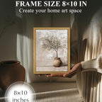 Vintage Olive Tree Canvas Wall Art, Farmhouse Aesthetic Oil Painting, Rustic - Image 5