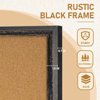 DOLLAR BOSS Cork Board for Office 24 X 18 Inches Cork Boards for Walls Bulletin - Image 4