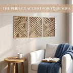 qmmp Modern Wooden Wall Sculptures - Image 3