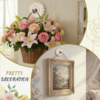 Weysat 2 Pcs Vintage Hooks for Wall Wood Farmhouse Towel Hooks Shabby Chic Wall - Image 5