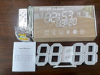 3D LED Digital Wall Clock/Desk Alarm Clock - Image 9