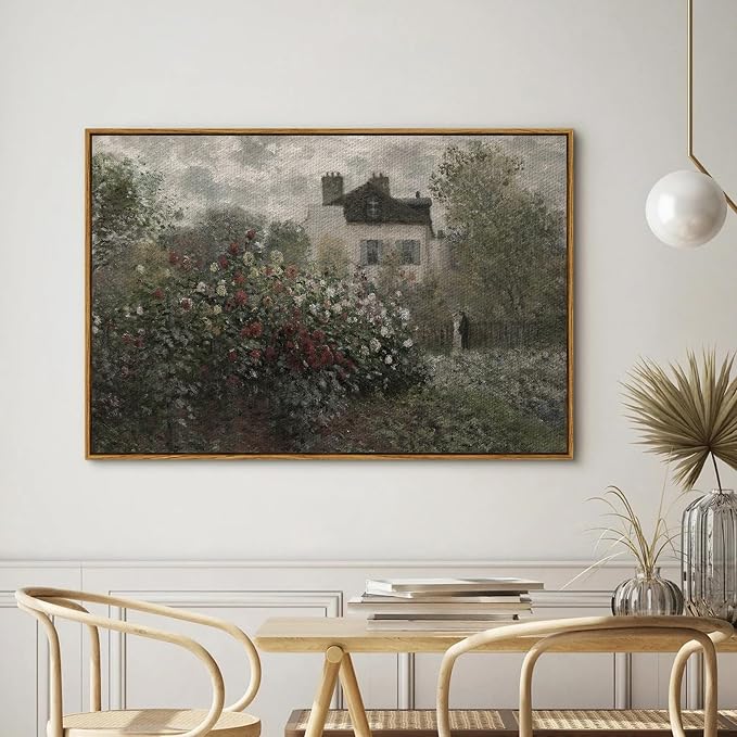 InSimSea Framed Canvas Wall Art Vintage Decor, Farmhouse Room Aesthetic - Image 3