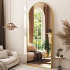 XRAMFY 56" x21 Arched Full Length Mirror Floor Mirrors by XRAMFY
