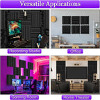 TroyStudio Thick Acoustic Foam Panels, Dense Soundproof Padding Tile, Recording - Image 5