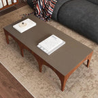 CRE8TIVE Dark Brown Grasscloth Peel and Stick Wallpaper Textured Grass Cloth - Image 6