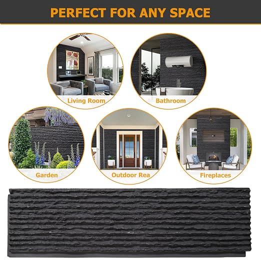 ROOMTEC 1-Pack Faux Stone Wall Covering Panels - Image 5