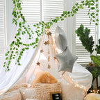 CQURE 20 Pack 140Ft Artificial Ivy Garland, Fake Vines UV Resistant Greenery - Image 7
