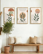 PHOPAGO Boho Wall Art Sage Plant Botanical Bohemain Framed Wall Printing Large - Image 8