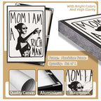 Mom I Am A Rich Man Aesthetic Retro Music Goblet Poster Feminist canvas Wall - Image 2