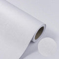 White Wallpaper Grasscloth Peel and Stick Wallpaper 15.7"x 1181" Fabric Contact by TAPETYLLER