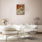 Vintage Framed Cocktail Canvas Wall Art, Retro Dice and Cards Poster Print - Image 9
