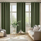 MIULEE Blackout Curtains for Bedroom Living Room 2 Panels, Thermal Insulated - Image 6