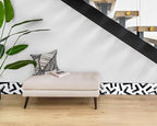FLFK Black and White Design Wallpaper Border - Image 3