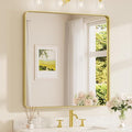 TETOTE 36 x 36 Inch Gold Mirror by TETOTE