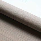 YXTII 20.8" x 196.8" Peel and Stick Wallpaper Grasscloth, Thick Brown Textured by YXTII
