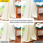 NICETOWN Luxury Velvet Curtains 72 inches, Sound Reducing Heavy Matt Solid Rod - Image 3