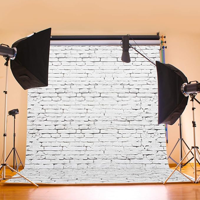 Chuangdi 2pcs 4.5 x 9 Feet Brick Wallpaper Peel and Stick Backdrop Tablecloth - Image 5
