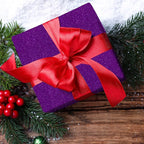 CHIHUT 15.7''x236'' Dark Purple Glitter Contact Paper Peel and Stick - Image 6