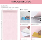 Vintage Pink Wall Paper Peel and Stick Textured Wallpaper Renter Friendly - Image 9