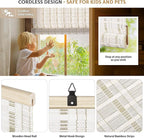 LazBlinds Cordless Bamboo Blinds, Roll Up Shades - Image 2