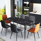 practicalWs 11.8"×78.7" Black Marble Contact Paper Matte Peel and Stick Kitchen - Image 7