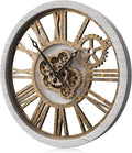 B-Style Large Wall Clock 18 Inch Moving Gear Oversized Vintage Farmhouse Rustic by TheB-StyleTB