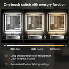 AMOISE LED Bathroom Vanity Mirror - Image 4