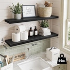 Fixwal Floating Shelves for Wall, Bathroom and Kitchen, Wall Shelves for Storage - Image 3