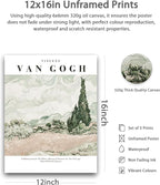HesenDot Unframed Vintage Van Gogh Exhibition Posters Set of 3, French Country - Image 2