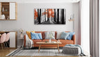 Cao Gen Decor Art S06650 Wall Art Canvas Painting Red Tree in Black and White - Image 7