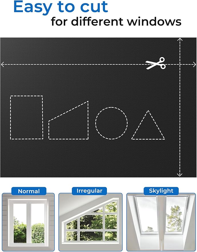 Sumobaby Blackout Curtains for Bedroom Portable 48"x64", No Drill Blackout - Image 5