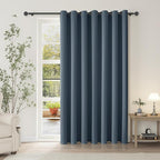 ChrisDowa Room Divider Curtain 120 Inches Long, Wide Blackout Sliding Door by ChrisDowa