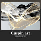 Large Framed Modern Luxury Abstract Wall Art - Image 7