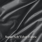 NICETOWN Grey Luxury Velvet Curtain Panels, Home Decoration Window Treatment - Image 2